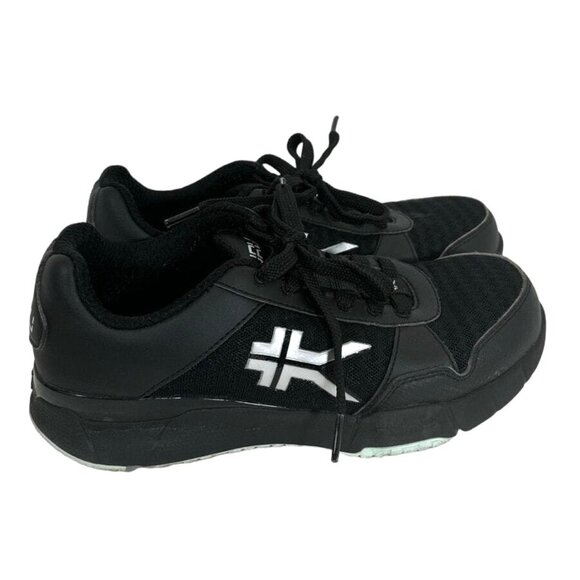 Kuru Quantum Black Logo Leather Lace Up Athletic Shoes Sneakers Womens Size 5.5 - Picture 2 of 11